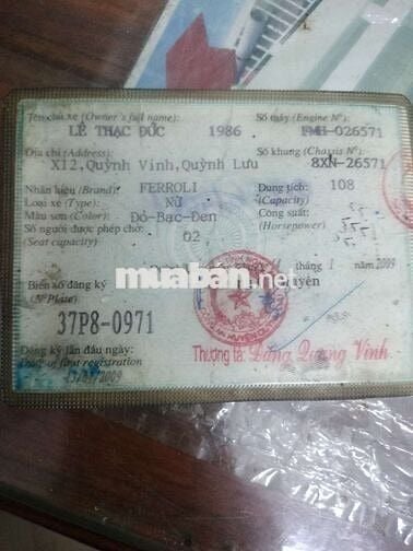 Wave liên doanh giấy tờ đầy đủ