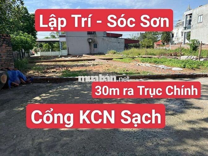1. 9x tỷ Full thổ cư 105m Lập Trí Sóc Sơn gần cổng KCN Sạch Giá Hiếm
