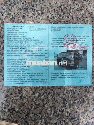 Toyota Innova 2006 G - 111111 km