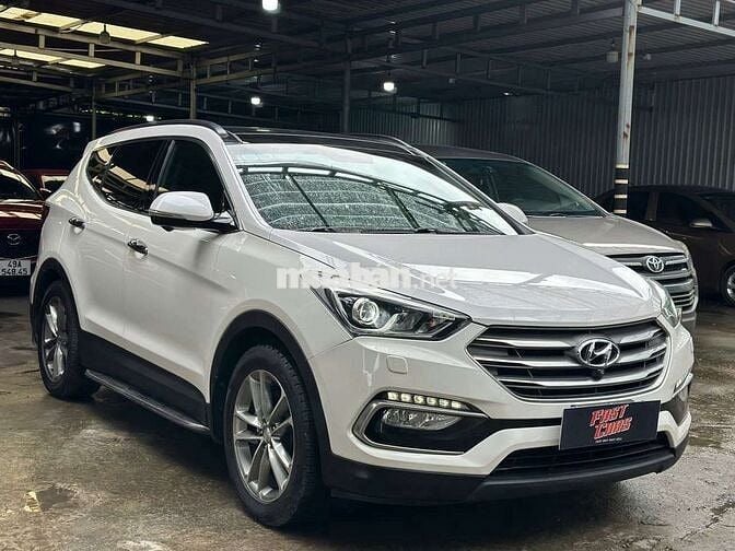 Hyundai Santafe 2016 2.4L 4WD,máy xăng, màu trắng