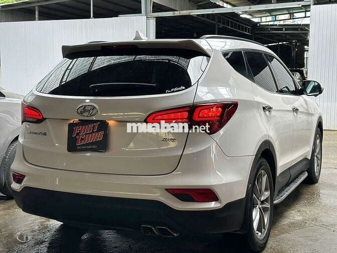 Hyundai Santafe 2016 2.4L 4WD,máy xăng, màu trắng