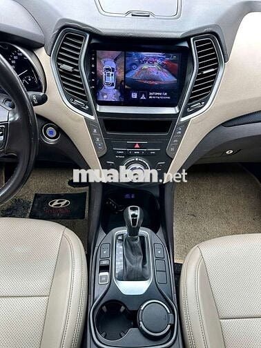 Hyundai Santafe 2016 2.4L 4WD,máy xăng, màu trắng