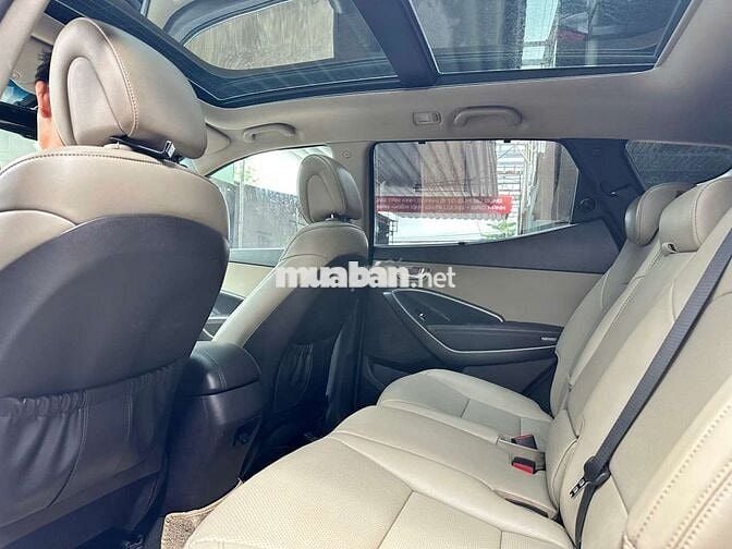 Hyundai Santafe 2016 2.4L 4WD,máy xăng, màu trắng