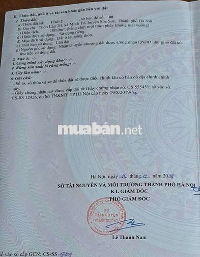 2. 3x tỷ Lô F0 full thổ cư 100m Lập Trí mt 7m ngay gần cổng KCN Sạch