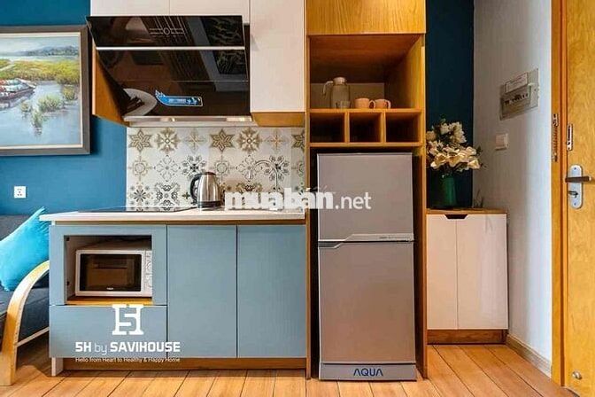 căn hộ 1 pn thiết kế hiện đại siêu sang 1 phòng ***