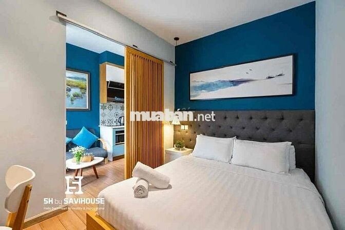 căn hộ 1 pn thiết kế hiện đại siêu sang 1 phòng ***