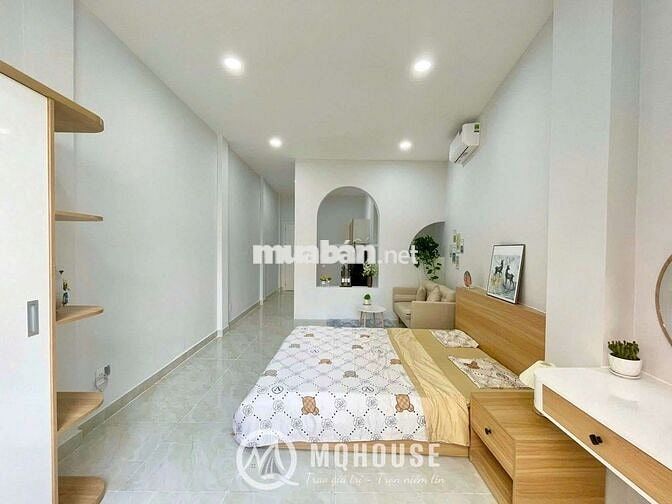 Căn hộ full nội thất cửa sổ lớn cực thoáng mát Hoàng Diệu Quận 4