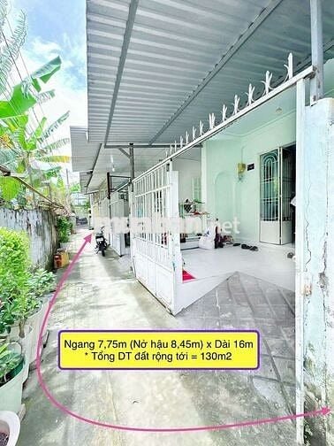 BÁN ĐẤT + TẶNG CĂN CẤP 4 - HẺM 12 CHỢ DA LIỄU