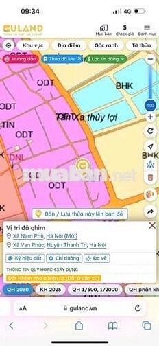 Bán Đất tại Xã Vạn Phúc, Thanh Trì, Hà Nội, 5,x tỷ, 100m2 đẹp