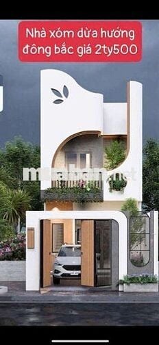 Nhà mặt tiền đường Xóm Dừa gần Chợ Thạnh Phú