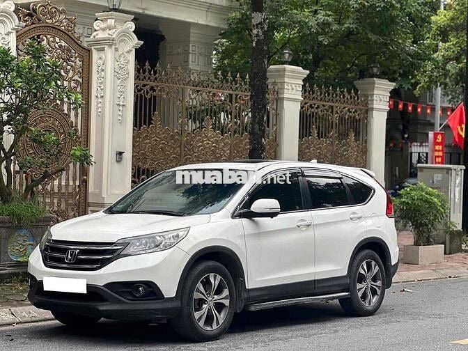 Honda CRV 2.4AT sx 2014 siêu đẹp màu trắng