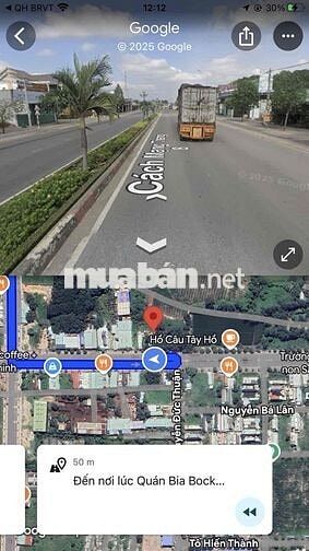 Chủ cần bán lô đất 315m2 mặt tiền đường Cách mạng tháng 8 phú mỹ