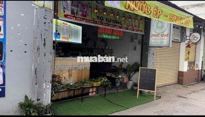 Cần Sang Tiệm nước ép. sinh tố 40tr. gồm cọc 11tr mb