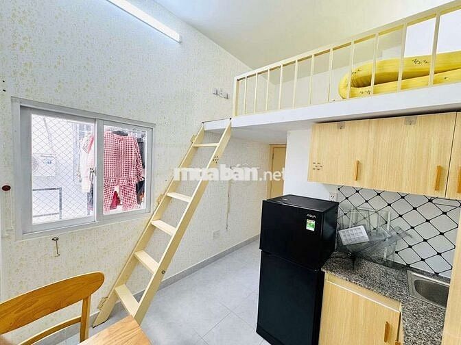 Căn hộ gác full nội thất phòng mới giá sinh viên