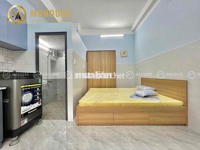 Khai Trương Nhà Mới 100% Phòng 35m2 Máy Giặt Riêng Ngay Lê Quang Định