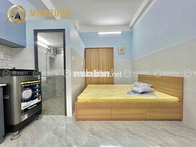 Khai Trương Nhà Mới 100% Phòng 35m2 Máy Giặt Riêng Ngay Lê Quang Định