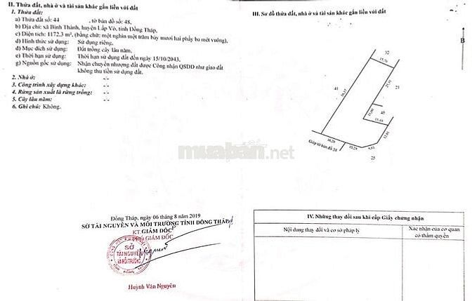 HOT - Bán Biệt thự + Đất 1594m2 đất mặt tiền QL80, Lấp Vò, Đồng Tháp