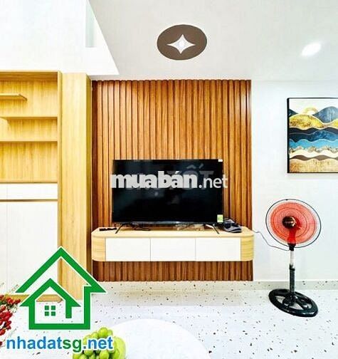 NHÀ 3 TẦNG MỚI ĐẸP – SÁT MẶT TIỀN HOÀNG VĂN THỤ - 3PN – 3WC.