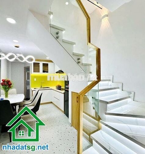 NHÀ 3 TẦNG MỚI ĐẸP – SÁT MẶT TIỀN HOÀNG VĂN THỤ - 3PN – 3WC.