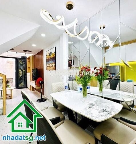 NHÀ 3 TẦNG MỚI ĐẸP – SÁT MẶT TIỀN HOÀNG VĂN THỤ - 3PN – 3WC.