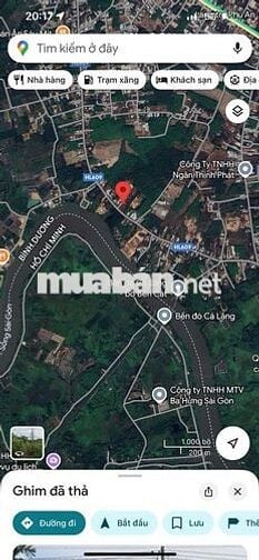 Cần bán đất Phường Phú An ven sông Sài Gòn