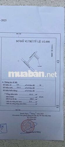 Cần bán đất Phường Phú An ven sông Sài Gòn