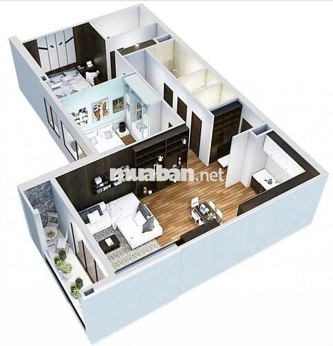 Căn hộ 111.47m2, 3PN, 2VS, Hà Đông