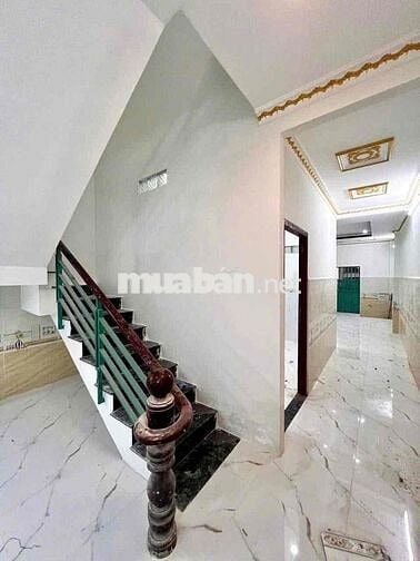 Nhà đẹp 4,5*16m 4PN 2/ ngắn Võ Văn Vân Ấp 4 Trung Tâm Ngã 5 Vĩnh Lộc