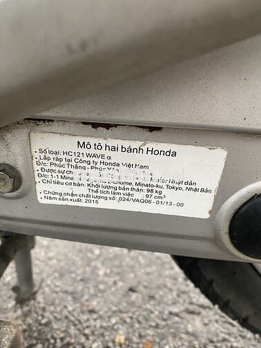 Bán wave xám đời 2015 (hoặc giao lưu xe khác)
