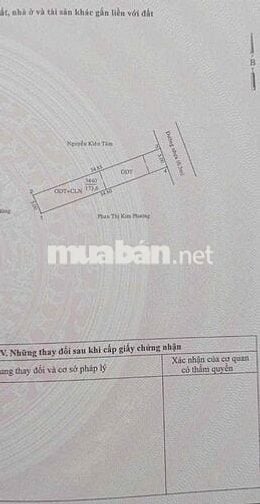 Đất Tân An ngay trường Trần Bình Trọng cách vài chục mét nhựa 6m. 5x35