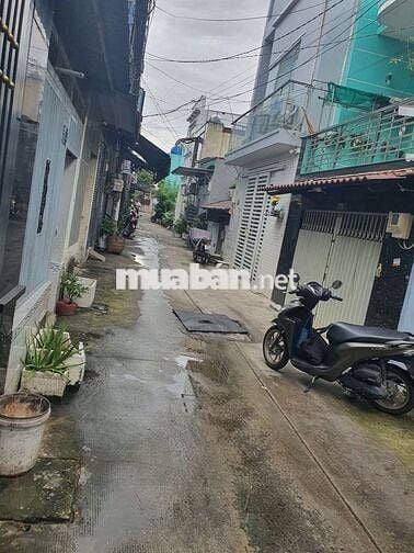 Nhà bán 4m × 5m lầu 2p ngu 1wc