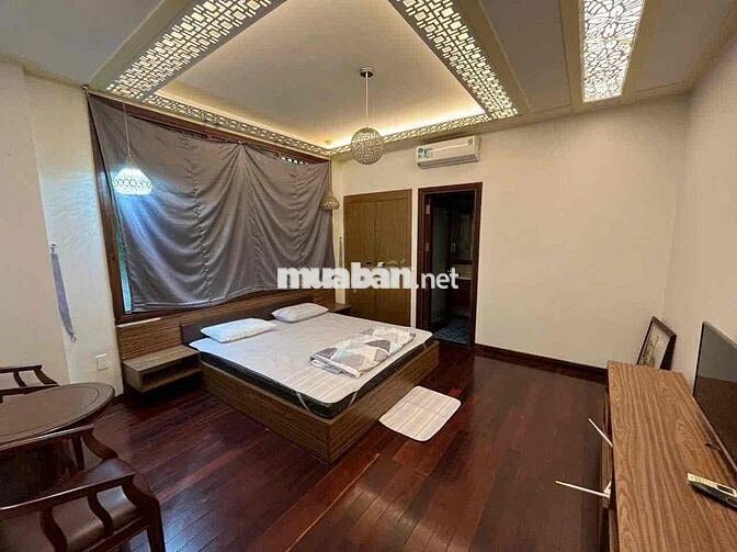 CHO THUÊ BIỆT THỰ VEN SÔNG- 12,5x18M TRỆT 2 LẦU SÂN THƯỢNG