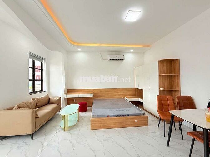 CHO THUÊ 1PN + TÁCH BẾP + BANCON + MỚI 100% Ở NGUYỄN VĂN LƯỢNG , GV