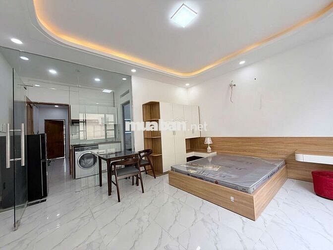 CHO THUÊ 1PN + TÁCH BẾP + BANCON + MỚI 100% Ở NGUYỄN VĂN LƯỢNG , GV