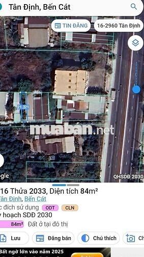 Chính chủ cần bán Tân Định, Bến Cát , BD. Nay P Hòa Lợi, HCM.