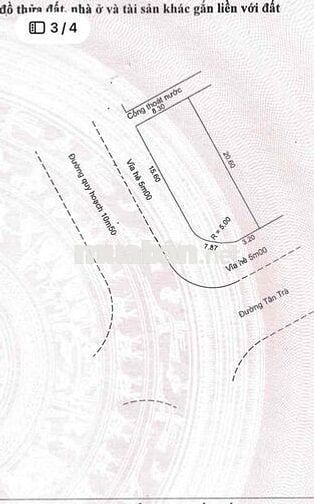 BÁN LÔ GÓC BIỂN TÂN TRÀ - BÙI QUỐC KHÁI, NGŨ HÀNH SƠN ĐÀ NẴNG