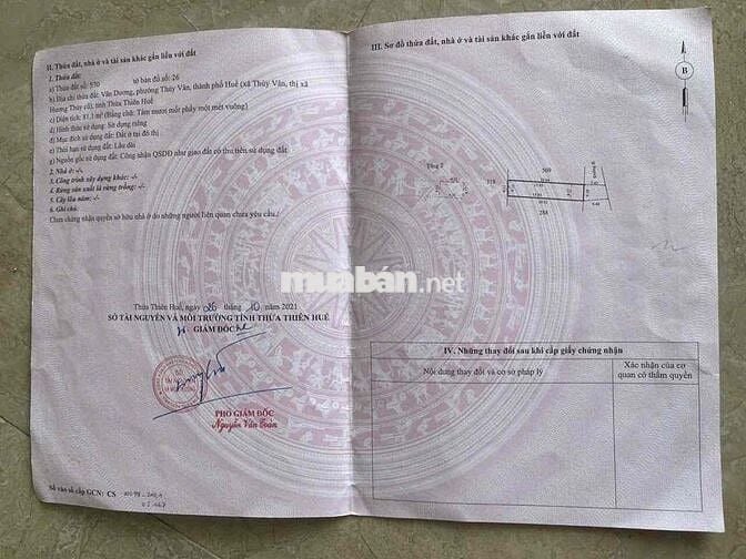 NHÀ 2 tầng kiệt oto Thuỷ Vân, VĨ DẠ, gần TRỤ SỞ CA TP HUẾ chỉ 1,690 ty
