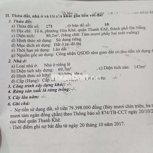 Nhà ở cần bán chính chủ có thương lượng LH ***