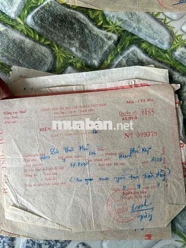 Bán nhà hẻm 3m khu an ninh.Kê khai thuế năm 1995, số nhà Quận cấp
