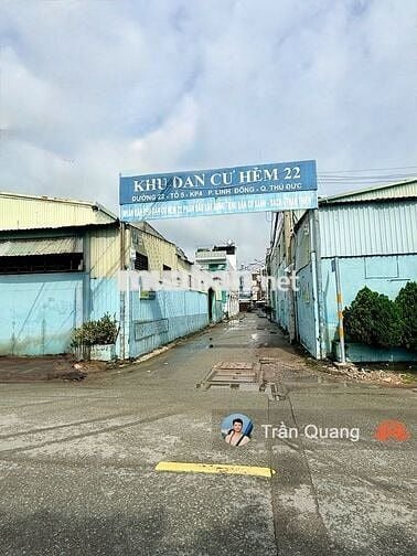 BÁN ĐẤT HẺM XE HƠI ĐƯỜNG 22, LINH ĐÔNG – 76.6M² – GIÁ 5.2 TỶ