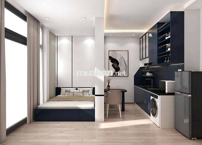 CHO THUÊ CĂN HỘ STUDIO BAN CÔNG CỬA SỔ ĐẸP GẦN NGÃ TƯ BẢY HIỀN