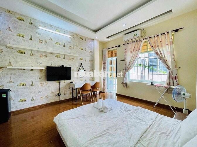 Cho Thuê Căn Hộ 1PN Balcon 40m2 Full NT Tách Bếp Ngay Tô Hiến Thành