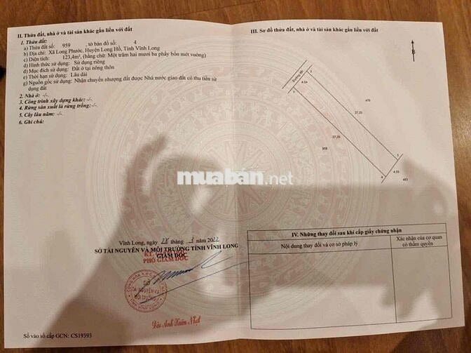 NỀN THỔ CẤT NHÀ GIÁ BÁN GẤP CẠNH UỶ BAN LONG PHƯỚC