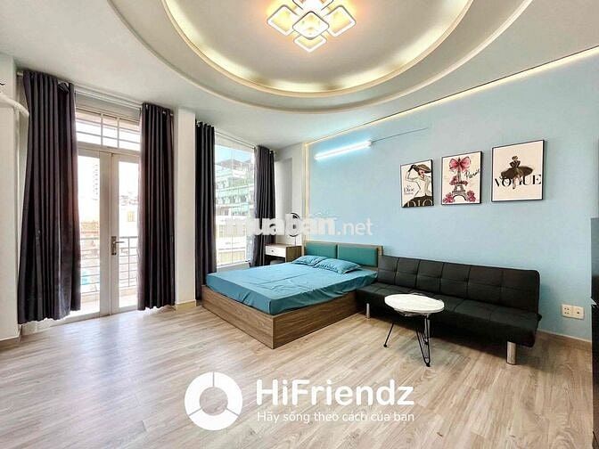 ✨CHO THUÊ CĂN HỘ 1PN TÁCH BẾP BAN CÔNG, RỘNG 40M2, MẶT TIỀN, CẦU NVC