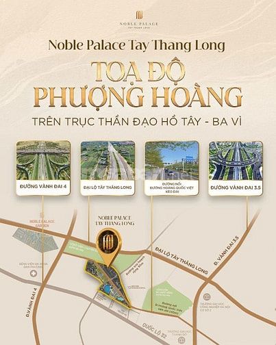 BÁN NHÀ LIỀN KỀ – SHOPHOUSE 4 TẦNG DỰ ÁN NOBLE PALACE TÂY THĂNG LONG