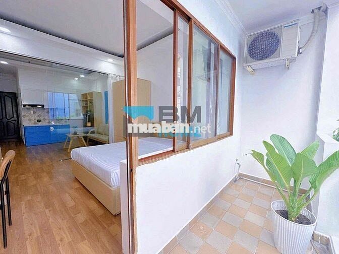 CHO THUÊ CĂN HỘ TÁCH BẾP BAN CÔNG NGAY ĐIỆN BIÊN PHỦ RỘNG 40M2 GIÁ RẺ