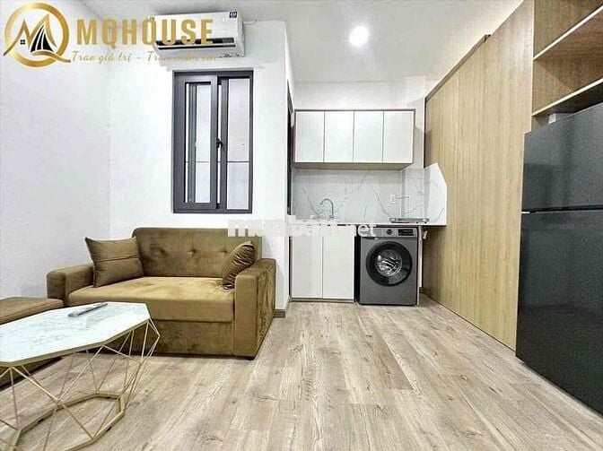 tách bếp full nội thất máy giặt riêng
