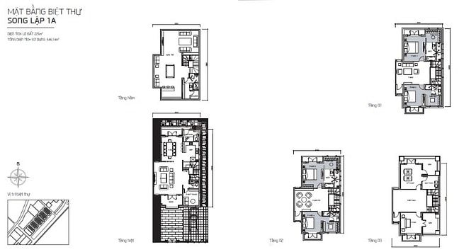 Bán Biệt thự Victoria Ba Son Quận 1, 225m2 đất, 1 hầm + 4 tầng, 330 tỷ