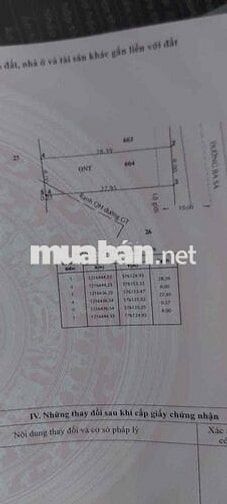Đất thổ cư mt đường Ba Sa , Phước Hiệp