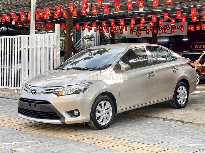 Toyota Vios 1.5G sx 2016 màu vàng cát đẹp